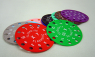 Wheel of facts flashdiscs  multiplication / division