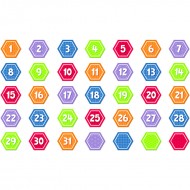 Hexagon calendar days