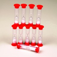 1 minute sand timers set of 10