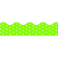 Polka dots lime terrific trimmers