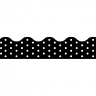 Polka dots black terrific trimmers
