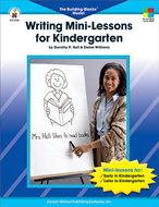 Writing mini-lessons for kindergart