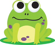 Magnetic whiteboard frog erasers