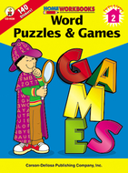 Word puzzles & games gr 2 home  workbook