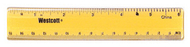 Plastic ruler 6 in