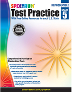 Test practice workbook gr 5