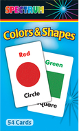 Spectrum flash cards colors shapes  gr pk-1