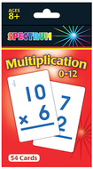 Spectrum flash cards multiplication  0-12 gr 3-5
