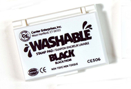 Stamp pad washable black