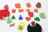 Ready2learn giant holiday stamps  set of 10