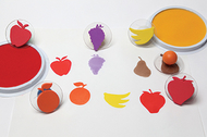 Ready2learn giant fruit stamps set  of 6