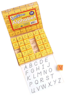 Visual closure 1 upper modern set  alphabet stamps