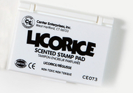 Stamp pad scented licorice black