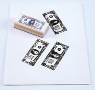 Stamp kit bills front