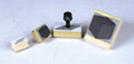 Stamp set base 10 block 6-pk 2  units & rods/1 flat & cube