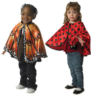 Whimsical bug capes