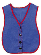 Manual dexterity vests button vest