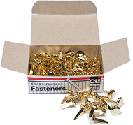 Paper fasteners 1/2in box of 100