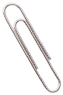 Standard paper clips jumbo 10 pk  non skid