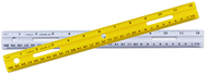 12in plastic ruler assorted colors