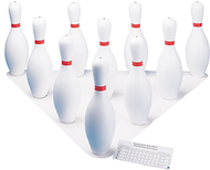 Plastic bowling pin set