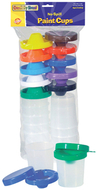 No spill paint cups 10/pk dual lid  storage cups