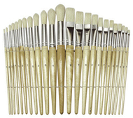 Wood brushes set of 24