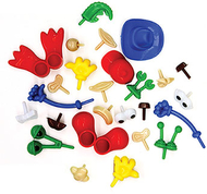 Modeling dough and clay body parts  accessories