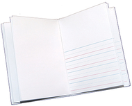 8 x 6 blank hardcover books with  primary lines