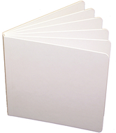White hardcover blank book 5 x 5