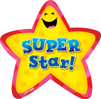 Picture of Star badges super star 36/pk
