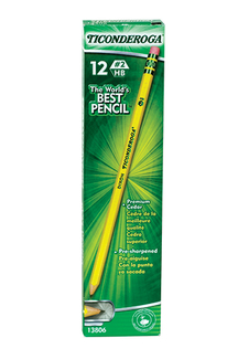 Picture of Dixon ticonderoga no 2 pencils pre  sharpened 1 dozen