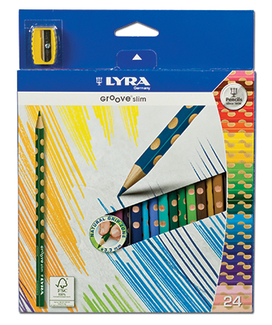 Picture of Lyra groove slim colored pencils 24  color set