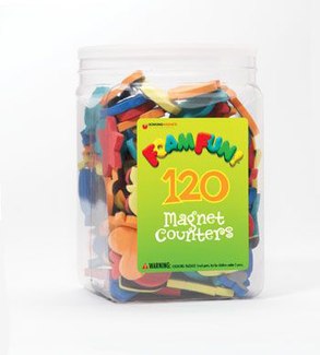 Picture of Foam fun magnet counters