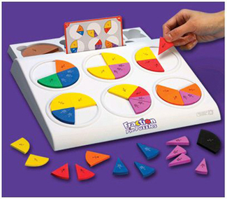 Picture of Fraction pie puzzles