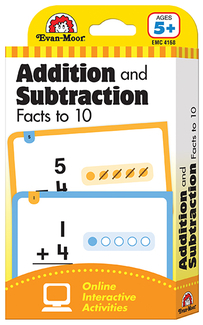 Picture of Flashcard set addition and  subtraction fact to 10