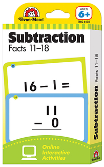 Picture of Flashcard set subtraction facts 11  to 18