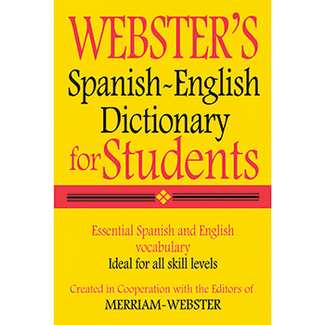 Picture of Websters spanish english dictionary  for students