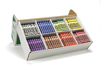 Picture of 400 large size crayon classpack