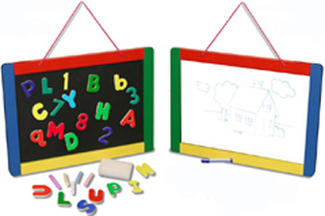 Picture of Magnetic chalk/dry erase board