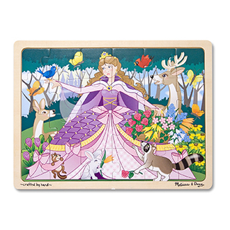 Picture of Woodland princess wooden jigsaw  puzzle 24 pcs