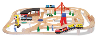 Picture of Wooden railway set