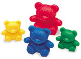 Picture of Three bear family basic set 80/pk 3  sizes 4 colors