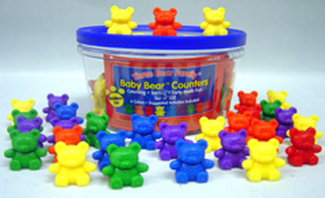 Picture of Counters baby bear 6 colors 102-pk