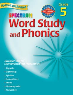 Picture of Spectrum word study & phonics gr 5
