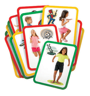 Picture of Busy body gross motor exercise  cards