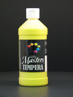 Picture of Little masters yellow 16oz tempera  paint