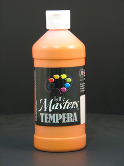 Picture of Little masters orange 16oz tempera  paint