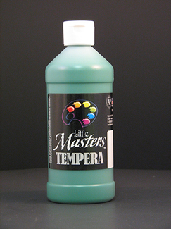 Picture of Little masters green 16oz tempera  paint