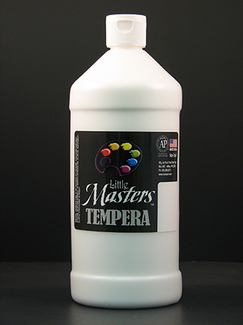 Picture of Little masters white 32oz tempera  paint